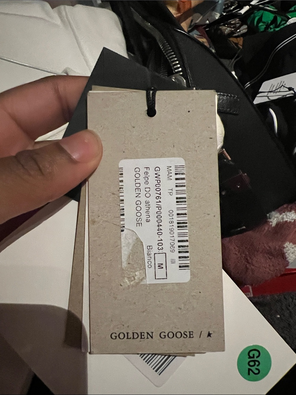 Golden Goose Cream Embroidered Logo Crewneck Sweatshirt - Picture 4 of 4
